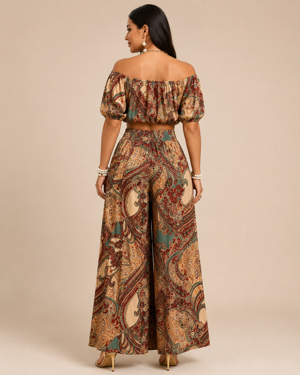 Conjunto Valentina Paisley Elegante