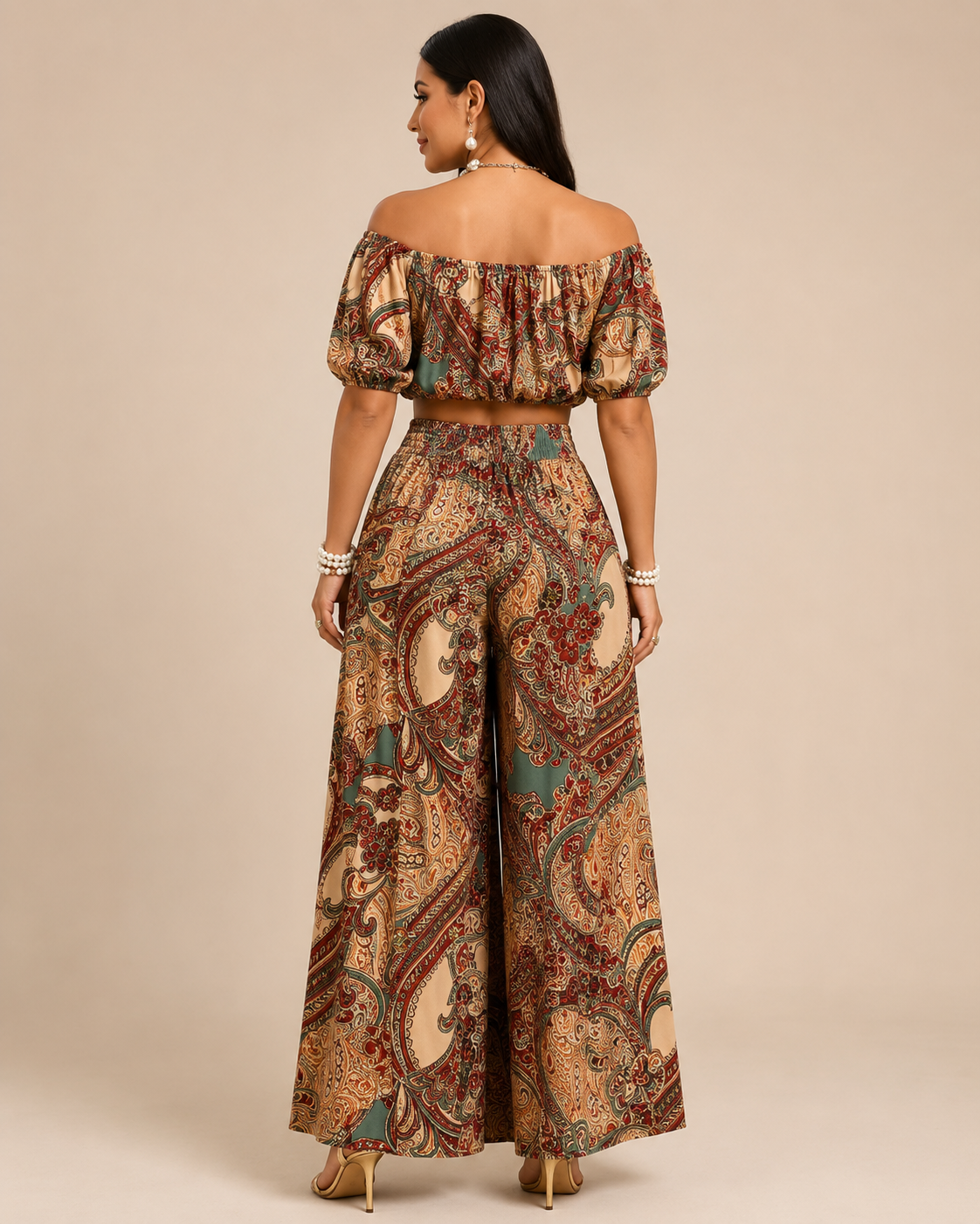 Conjunto Valentina Paisley Elegante